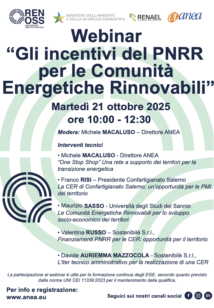 Gli Incentivi del PNRR per le Comunità Energetiche Rinnovabili